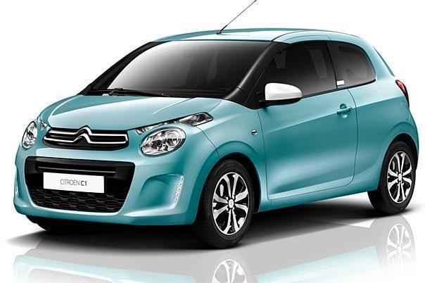 Der Citroën C1 startet jetzt auch lagunenblau in den Sommer. Foto: PSA/dpp-AutoReporter